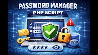 Password Manager PHP Script with Source Code