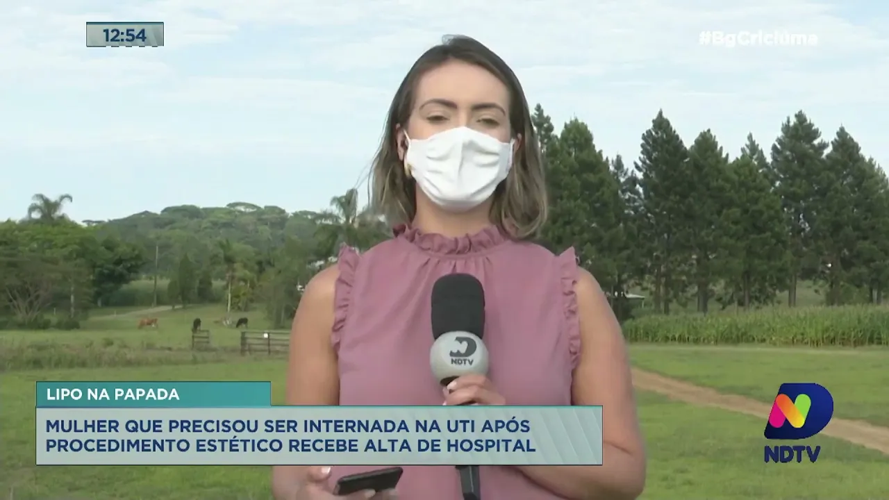 Mulher que precisou ser internada na UTI após procedimento estético recebe alta