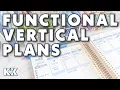 Erin Condren Functional Plan with Me Simple Weekly Plans in Vertical LifePlanner with PlannerKate