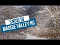 Snow in Maggie Valley NC