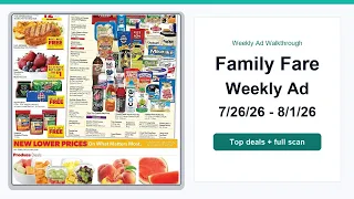 Family Fare Weekly Ad 26 - 26 Best Deals