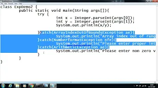 Java Exceptions Part-2
