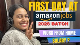 My first day at Amazon DAY 1 IN AMAZON Amazon Work From Home Jobs 2025 Amazon jobs Amazonian