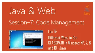 Different Ways to Set CLASSPATH in Windows XP 7 8 and 10 Java