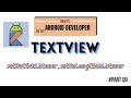 How to use a TextView Android studio Kotlin for beginners
