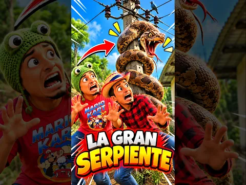 La SERPIENTE EXPLOSIVA 😱 #shorts #shortvideo #viral