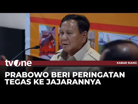 Prabowo: Jangan Cari Keuntungan di Atas Derita Rakyat