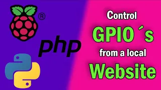 Crontol Raspberry s GPIO s from a local Website