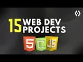 Build 15 Web Dev Projects with HTML CSS JavaScript With Source Code 2026
