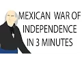 Mexican War of Independence 3 Minute History