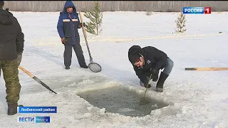 В Омске завершают вырубку Крещенских купелей
