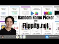 Create a Random Name Picker with Flippity net