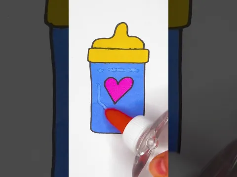 ⏪ Reverse Baby Bottle Drawing! 🍼🎨