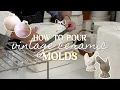 HOW TO POUR VINTAGE CERAMIC MOLDS full ceramics tutorial for beginners