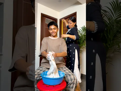 This is a washing machine you need to pay to use #funny #viral #momandson