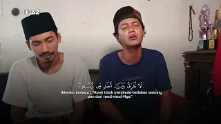 duet practice of young qori from pandeglang banten