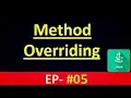 Java Tutorial 5 Method Overriding in JAVA