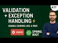 Spring Boot Validation Global Exception Handling Explained in Hindi Handle Errors Like a Pro