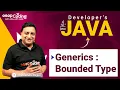 Generics Bounded Type in Java Upper Bound Lower Bound Java for Developers