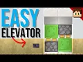 Minecraft Bedrock Easy Working ELEVATOR Tutorial 1 21