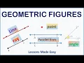 Can you name some of the Basic GEOMETRIC FIGURES point ray line parallel lines angle