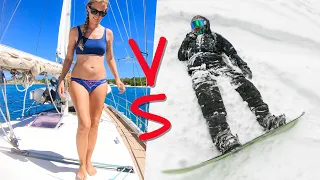 SAILING life vs. MOUNTAIN life! Sailing Vessel Delos Ep. 228