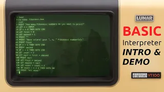 Programming a BASIC Interpreter in Python Intro Demo
