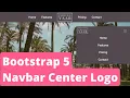 Bootstrap Navbar With Logo