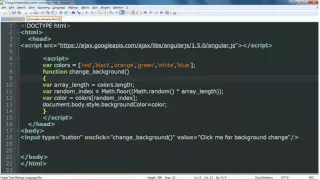 AngularJS tutorial for beginners Chapter 3 Part 2 event angular