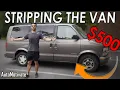 Building A Stealth Camper Van - Part 1 Chevy Astro Interior Removal