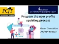 Program the user profile updating process Java Institute eSHop Project Sri Lanka