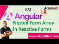 Nested Form Array in Reactive Forms in Angular 18 Angular 18 Tutorials in Hindi
