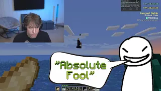 Dream Hatewatches DrDonut Speedrun Minecraft Like A Total Noob