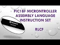 RLCF Instruction for PIC18F Assembly language how to rotate left fileregister in pic18f