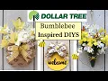 3 Easy Dollar Tree BUMBLEBEE INSPIRED DECOR DIYS You ll want to make for your Bumble Bee DIY Home
