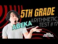 Abeka Academy Ace your 5th Grade Abeka Arithmetic Test 17