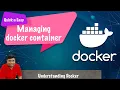 How to manage docker containers using CLI Easy learning