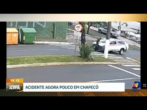 Emergência em Chapecó: homem sofre ferimentos graves em acidente