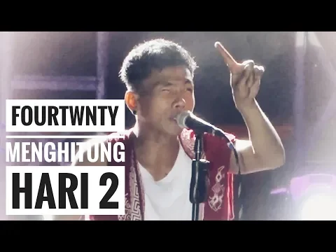 Download MP3 FOURTWNTY - MENGHITUNG HARI 2 (with lyric) | Anda Cover | Live From Authenticity Fest - Palembang