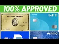 4 Credit Cards that GUARANTEE Approval or No Hard Pull