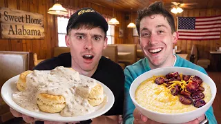 Brits try Southern Classics in Alabama!