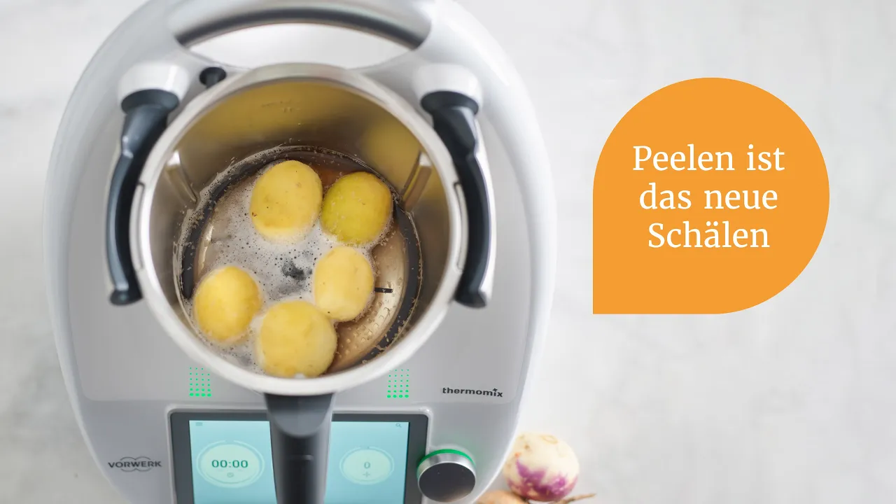 Thermomix Deutschland — Thermomix TM6: Peeling, Sous-vide, and Slow Cooking (YouTube video ad)