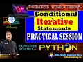 Conditional Iterative Statements - Part Practical Session
