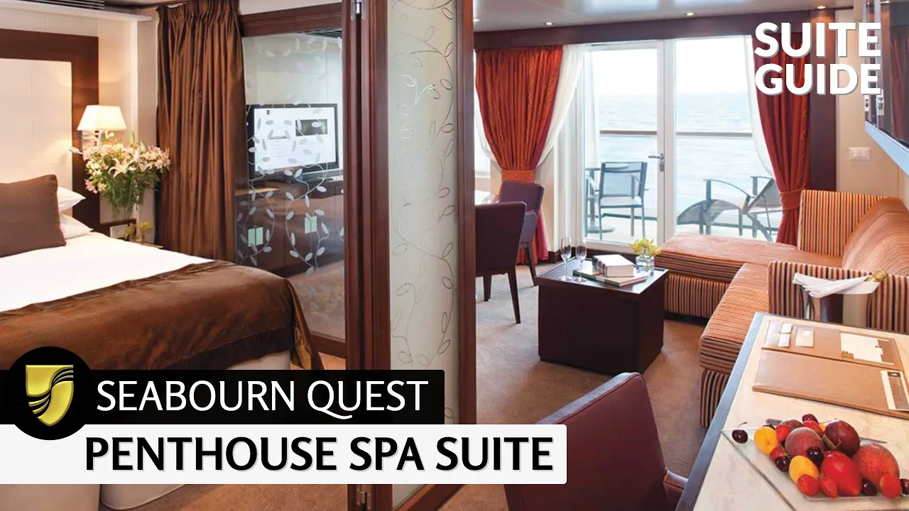 Seabourn Quest | Penthouse Spa Suite Full Walkthrough Tour | 4K