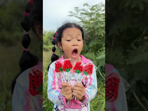 Wow! SMART idea and USEFUL with watermelon candy #bushcraft #camping #outdoors