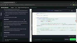 Hackerrank JAVA Inheritance Solution JAVA Interview Preparation