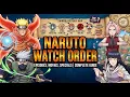 How To Watch Naruto in 2026 The Ultimate No-Filler Watch Order