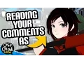 Ruby Rose from RWBY Reading Your Comments Impersonation