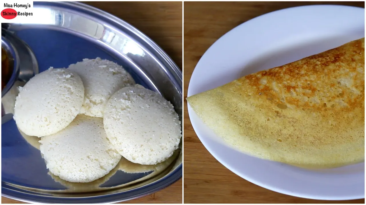 Ration Rice Dosa Idli Batter Recipe - How To Make Crispy Dosa And Soft Idli With Boiled Ration Rice