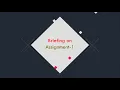 Briefing on Assignment-1 Python Starter Pack Bangla Tutorial